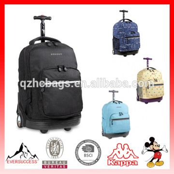 2013 дети мешок школы с колесами для новейшие образцы подвижного рюкзак